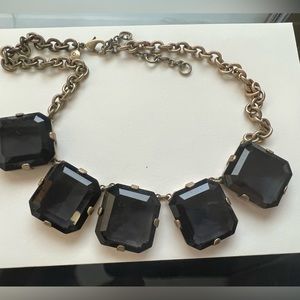 J Crew Navy Statement Necklace